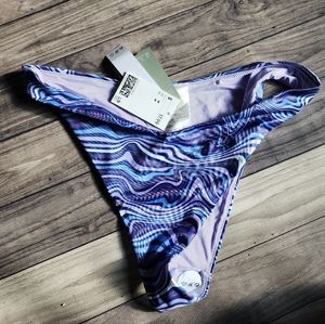 NWT H&M purple + blue swim bottoms